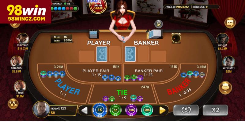 Hướng dẫn chơi game bài 98win